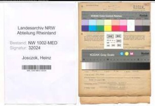 Entnazifizierung Heinz Josczok , geb. 28.05.1921 (Arzt)