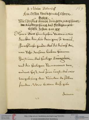 Gebete am ersten Sonntag nach Ostern