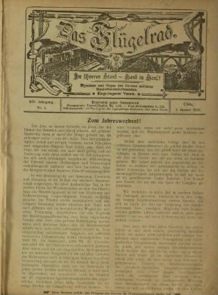 Das Flügelrad / 14. Jahrgang 1910