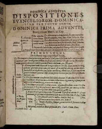Dominica Prima Adventus. - Dominica Quarta Adventus.