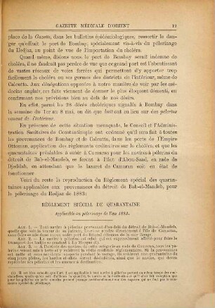 Gazette médicale d'Orient. 26. 1883/84