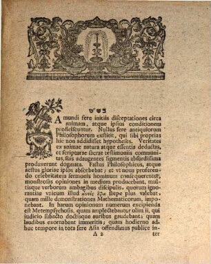 Gilgûll nešāmôt Sive Transmigratio Animarvm Praesertim Secvndvm Ivdaeorvm Explicationem : Dissertatio Historico-Philologica, [1]