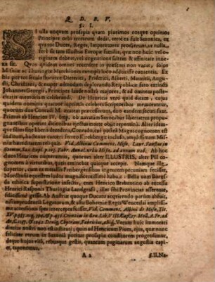 Ex historia civili, de Henrico Pio, Saxoniae duce ac Misniae marchione