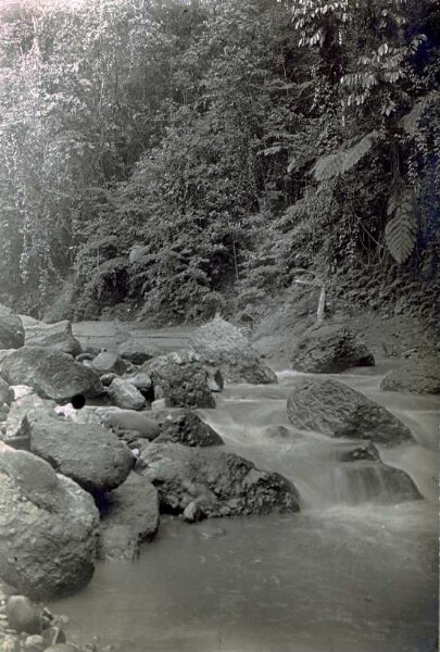 "Gorge below the camp on the Ualib River"