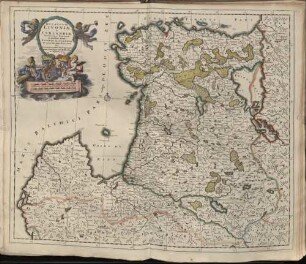 Ducatuum Livoniae et Curlandiae Novissima Tabula in Quibus sunt Estonia Litlandia Et Aliae Minores Provinciae : cum Privilegio Ord. Hollandiae et West-Frisiae