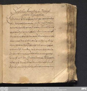 Sequitur Arcanum de Multiplicatione Phylosophica.