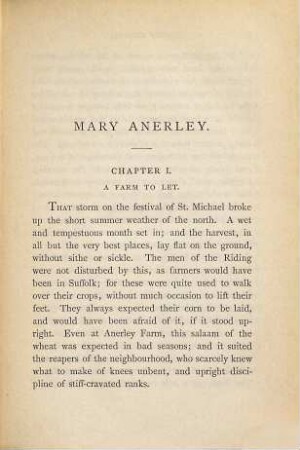 Mary Anerley : a Yorkshire tale, 2
