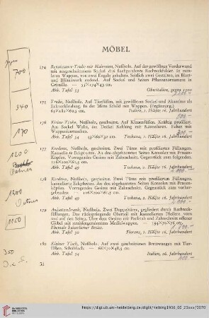 Möbel (Nr. 174-281)
