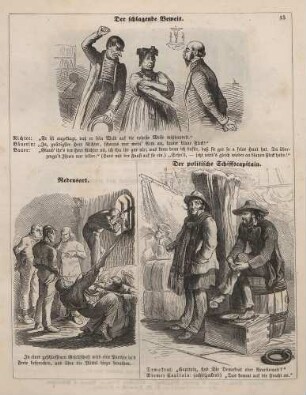 "Der schlagende Beweis" "Redensart" "Der politische Schiffscapitain"