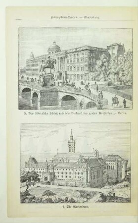 3. Das Königliche Schloß und das Denkmal des großen Kurfürsten zu Berlin
