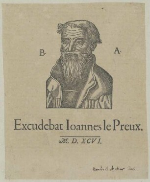 Bildnis des Benedikt Aretius