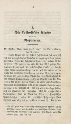 1-18 Die katholische Kirche und die Reformen