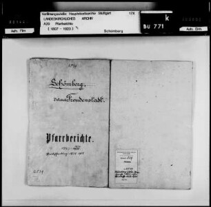 Schömberg (Loßburg): Pfarrberichte und Pfarrbeschreibungen