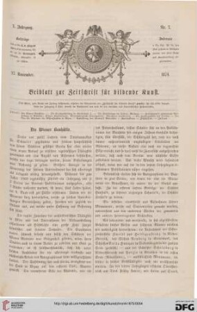 Heft 7 (27. November 1874)