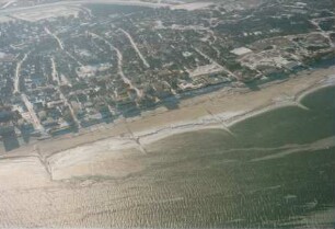 Eis am Strand von Wangerooge
