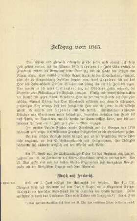 Feldzug von 1815