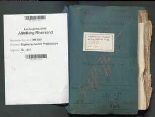 Demobiimachung. Specialia. Bd. 5