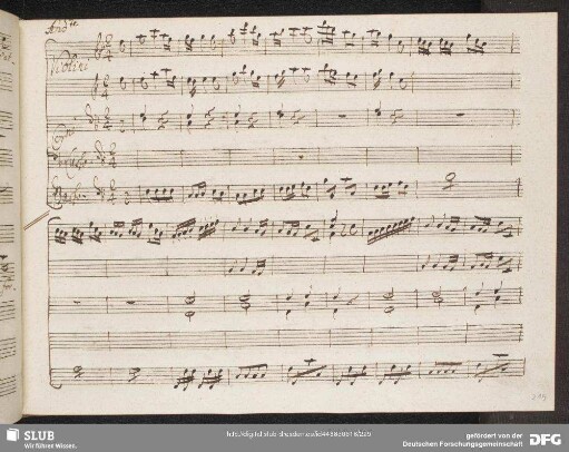 Aria: Son come un augello che messe le piume