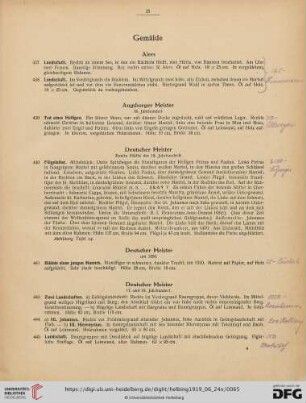 Gemälde, Textilien, Gobelins und Teppiche (Nr. 437-620)