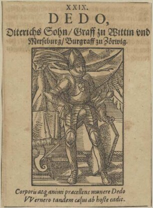 Bildnis des Dedo von Wettin