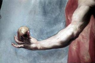 Merkur mit dem goldenen Apfel der Eris