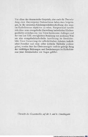 Die katholische Kirche vom Westfälischen Frieden bis zum ersten Vatikanischen Konzil