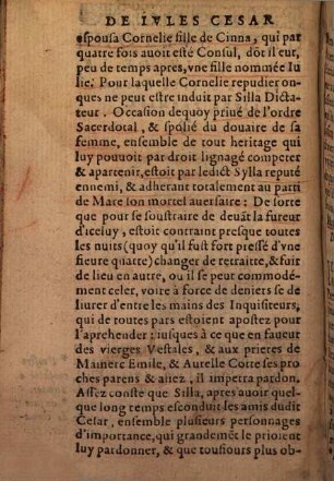 Suétone Tranquille de la vie des douze Césars