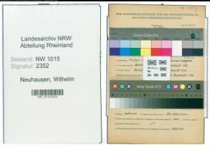 Entnazifizierung Wilhelm Neuhausen , geb. 14.06.1902 (Monteur)