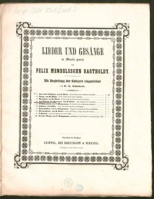 Lieder und Gesänge, 4. Auf Flügeln des Gesanges