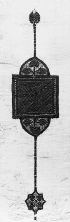 Fragment eines Tuches mit Ziereinsatz