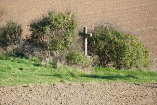 Wegkreuz; Flörsheim, Zwischen dem Wickerer Pfad und dem Grünen Wartweg