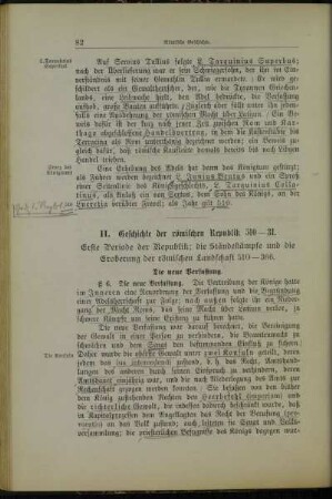 II. Geschichte der römischen Republik 510-31