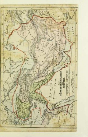 Das südwestliche Asien und Ägypten