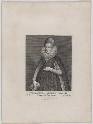 Bildnis der Anna Sophia Fvggerin