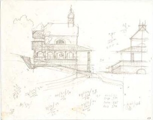 Thiersch, August ; Bad Reichenhall; Hl. Kreuz - Kapelle - Ansichten