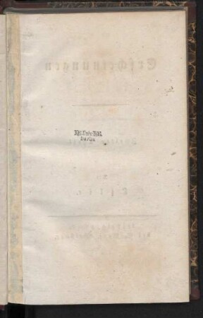 2: Erscheinungen, Zweyter Theil, Die Lilie