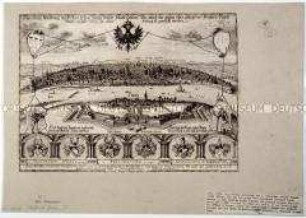 Festung Deutz und Stadtansicht von Köln 1633