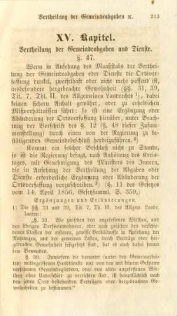 XV. Kapitel