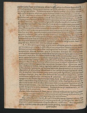 Positio V. Formae subordinatae ut sic sunt, quae ex divina ordinatione legibusque ...
