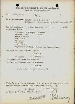 Schlömp, Fritz