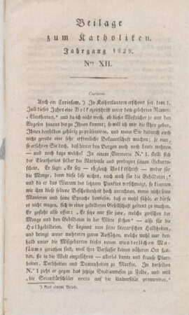 XXXIII-XLVIII Beilage Nr. XII