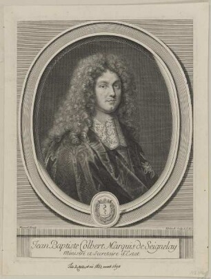Bildnis des Jean Baptiste Colbert de Seignelay