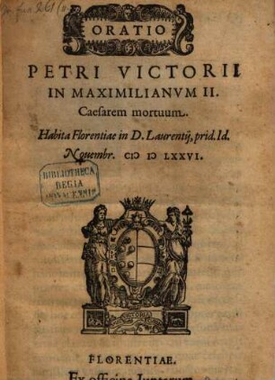 Oratio in Maximilianum II. Caesarem mortuum