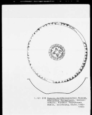 Bronzeschale der römischen Kaiserzeit