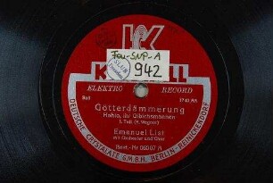 Götterdämmerung : Hohio, ihr Gibichsmannen; 1. Teil / (R. Wagner)