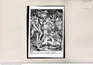 "Passio Domini Jesu Christi.Julii Bonasonis Opus", Die Gefangennahme (Blatt 12)