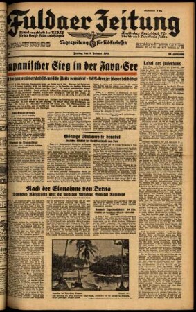Ausgabe vom Freitag, den 06. Februar 1942.
