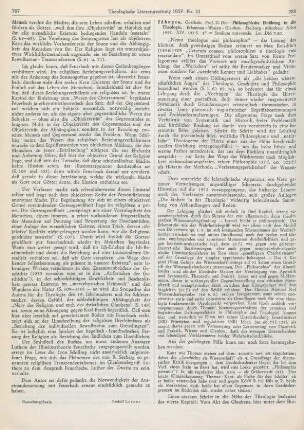 788-790 [Rezension] Söhngen, Gottlieb, Philosophische Einübung in die Theologie
