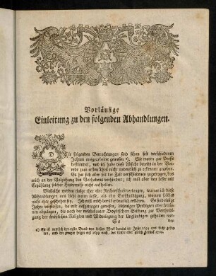 321-328, Vorlaeufige Einleitung zu den folgenden Abhandlungen