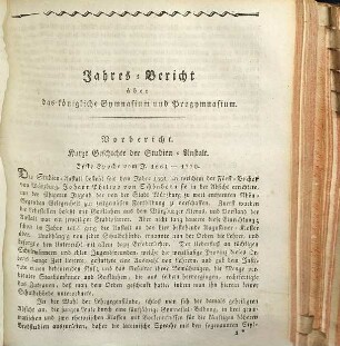 Jahresbericht der Königlich Bayerischen Studienanstalt zu Münnerstadt, 1820/21